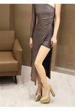 Spring and Autumn New Pattern Fashion European Style Super-high Heel Women's Shoes Banquet Sequin Sexy High-heeled Women Shoes