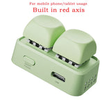 Office Portable Blue Tooth Remote Control Swipe Short Videos Mini Keypad Dual Button E-book Page Turner For Tablet Mobile Phone