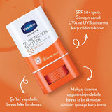 Vaseline SPF 50+ Sunscreen Stick: Daily UVA/UVB Protection, Clear & Non-Greasy, Watermelon Scented - Face & Body Sun Protection