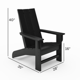 SoPoly Savannah Adirondack Chair