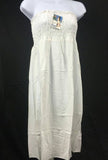 Womens Solid Smocked Tube Top Dress, Choose Sz/Color