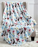 Cozy Festive Holiday Throw Blanket 50" x 60"