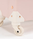 SarahFace Spinner Suitcase - Embroidery Cherry Pink