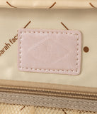 SarahFace Spinner Suitcase - Embroidery Cream White