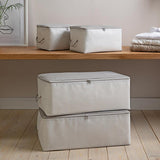 Ocean Home 4-Piece Gray Collapsible Storage Basket Set for Home Organization