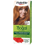 Palette Natural Hair Dye Permanent Light Copper 9-7 - Natural Ingredients for Long-Lasting Color