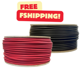 500 Foot Spool 8 Gauge 8 AWG Solar Panel Extension Cable Wire Black or Red Pure Copper