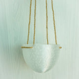 Minimalist Hanging Plant Pot with Drainage
