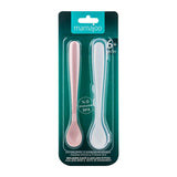 Mamajoo Ergonomic Baby Feeding Spoons with Storage Case - BPA-Free, Dishwasher Safe, and Sterilizable