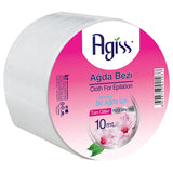 Agiss 10 Meter Waxing Strips Roll - Durable, Non-Tear Hair Removal Wax Strips for At Home Waxing & Sensitive Skin