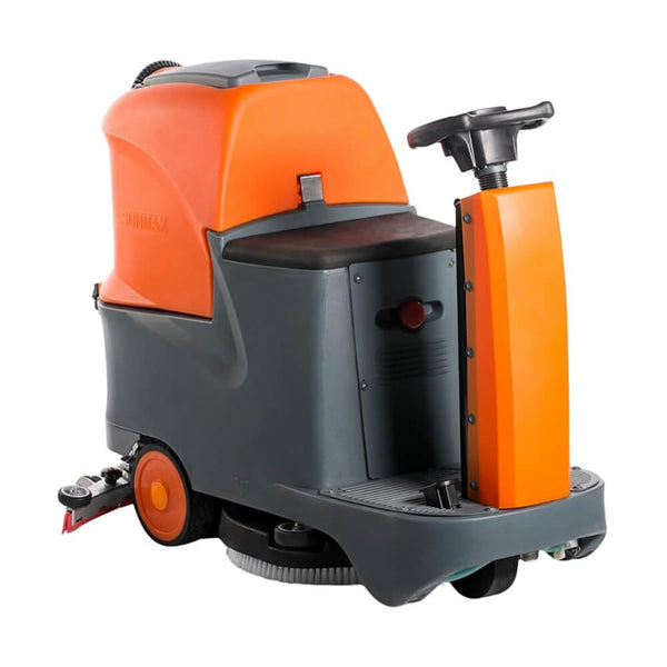 SMX 22" Heavy Duty Electric Industrial Ride-On Floor Scrubber With Dual Tanks (SAK48153)