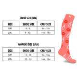 6-Pairs: Women's Pain Relief And Recovery Knee High Compression Socks