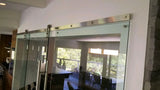 Stainless Steel Glass Barn Door Hardware