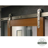 Straight Strap Stainless Steel Barn Door Hardware Kit