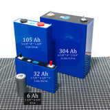 3.2V 32 Ah EVE LiFePO4 LFP battery cells - 105Wh, 10+ year life @80% DOD