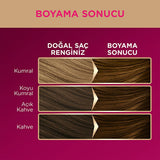Palette Deluxe Hair Dye - Long-Lasting Coffee Brown Color with Nourishing Formula