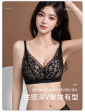 Japanese Sexy Spitze Büstenhalter ohne Bügel, Push Up für kleine Brust, Seitlich glättend, Anti-Sagging, Neu Bestseller MOYISU B
