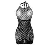 Sexy Women Fishnet Hollow Out Cover Up Dress See Through Bodycon Beach Swimwear Summer Style