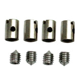 4 Sets Solderless Cable Nipples 5mm Throttle Choke for Motorcycle Scooter Quad Mower