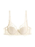 French Inspired Minimiser Bra Women Sexy Lingerie Set Large Chest Support Thin Comfort Half Cup Soft Underwire Anti Sagging