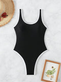 2026 Sexy Leopard Print Backless Women Thong Swimwear One Piece Swimsuit Female Monokini High Cut Bathing Suit Swim Beach Wear