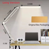 NEW 2026 3 Mode Dimmable LED Desk Lamp with Clamp, 10 Level Brightness Adjustable, Flexible Gooseneck for Study/Office/Bedroom