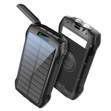 Solar Power Bank 33500mAh With 20W USBC PD Wireless Charging