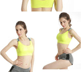 Sports Bra Women Patchwork Cross Back Straps Jogging Gym Crop Top Female Tops Fitness Yoga Shockproof Vest Sport Bras for Women