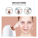 Face Steamer Humidifier Nano Mist Sprayer SPA Facial Nebulizer Steamer Moisturizing Beauty Skin Care Nano Steam Unclogs Pores