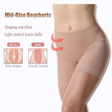 Women's Seamless Shorts Safety Pants High Waist Large Size Mesh Thin Boxer Panties Anti Friction Under Skirt Shorts Underwear
