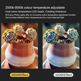 30W LED Video Light 2500K-9000K Photography Lights Fill Lamp With Magnetic Outdoor Lighting