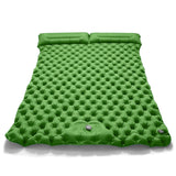 By Inflating Double Inflatable Camping Mattress Ultralight Sleeping Pad