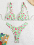 2026 Triangle Strappy Bikini Women Sexy Swimwear Female Brazilian Swimsuit Bathers Bathing Swimming Swim Suit Beachwear Summer