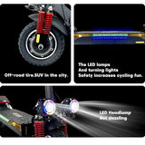 EMANBA X4 EU USA In Stock 2*800W Powerful Dual Motors Electric Kick Scooter 10Inch  Off Road Tire E Scooter 50-60km