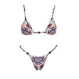 Floral 3Pcs Bikinis Sexy Women Swimsuits Female Push Up Swimwear Micro Bikini Set Bathingsuit Swim Suit Beachwear Print Biquini