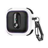2025 Armor Lock Earphone Cover For AirPods 4 Pro2 3 2 1 Case TPU PC Shockproof Headphone Box For AirPods Pro 2 2nd 4th Cases