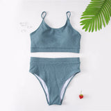 0XL - 4XL 7 Colors Bikini Plus Size Large Size Swimwear Women Swimsuit Female Two-Pieces Bikini Set Bather Bathing Suit V3774B