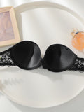 Sexy Lingerie with steel ring and top support sexy lace bra strapless brassiere women's underwear push up bra L2963