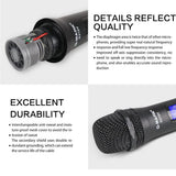 Wireless Microphone G-MARK G210V Professional 2 Channels Handheld Karaoke Mic For Party Meeting Church Show Home