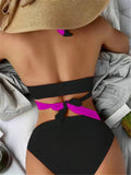 Sexy Halter Bikini 2026 Criss Cross Solid Swimsuit High Waist Swimwear Female Bathers Bathing Swimming Suit Padded Beachwear