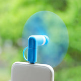 Mini USB Fan Flexible Cooling hand Fan portable Fans Summer Cool laptop Desktop Cell Phone Cooler 2 in 1 Micro USB Type-C plug