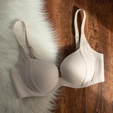 MOYISU Anti-Sag Full Coverage Bra Small Bust | Wireless Push Up Lift | Seamless Bralette for Summer Cooling Comfort CA Underwear