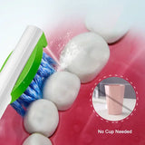 2 In 1 Portable Faucet Oral Irrigator Toothbrush New Water Flosser Household Dental Water Pick Jet Tooth Cleaner No Power Needed