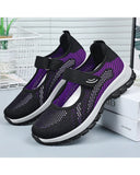 Women Shoes Breathable Vulcanized Shoes Purple Women Sneakers Fashion Breathable Mesh Casual Walking  Women Work