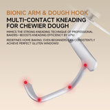 SUNATUR Electric Stand Mixer Professional Kitchen Mixer Egg Beater Cream Whisk Dough Mixer Home Commercial Use