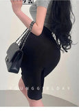 Korean Pure Desire Style Sexy OL High Waist Back Slit Mid Length Skirt Belt School Girl Uniform Fashion Women Mini Skirts UJR8