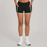 Women's High Waisted Yoga Shorts Slim Fit Hip Lifting Sports Pants Outdoor Running Fitness Gym Workout Shorts