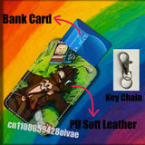 P-Pressure Sebastian Solace For ID Clips Credit Bank Bag Bus Meal Card Holder Cover Pocket Ornament Keychain