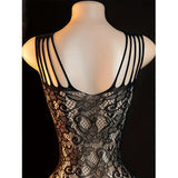 Cutout Full Open Bra Fishnet Sexy Lingeries Erotic Outfit Hot Woman One-piece Crotchless Lingerie Mesh Bras Panties Body Suit