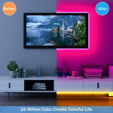 5V Led Strip Lights 5m 10m 20m 30m for TV with APP Control Flexible Ribbon Tape RGB5050 18leds/m LED Backlight for Bedroom Decor